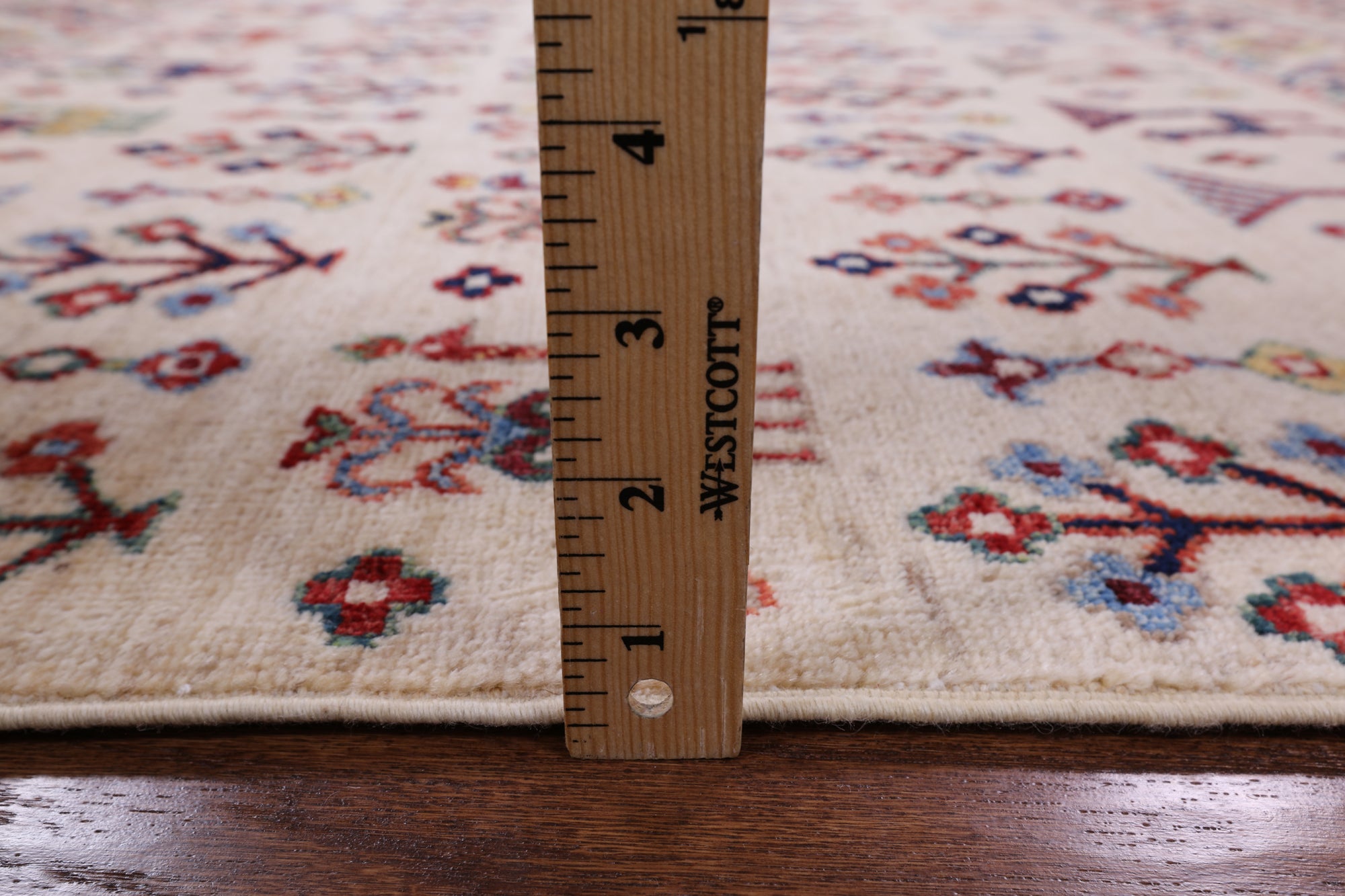 Ivory Tribal Gabbeh Hand Knotted Wool Area Rug - 8' 2" X 11' 10" - Golden Nile