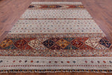 Khorjin Persian Gabbeh Hand Knotted Wool Area Rug - 8' 4" X 11' 4" - Golden Nile