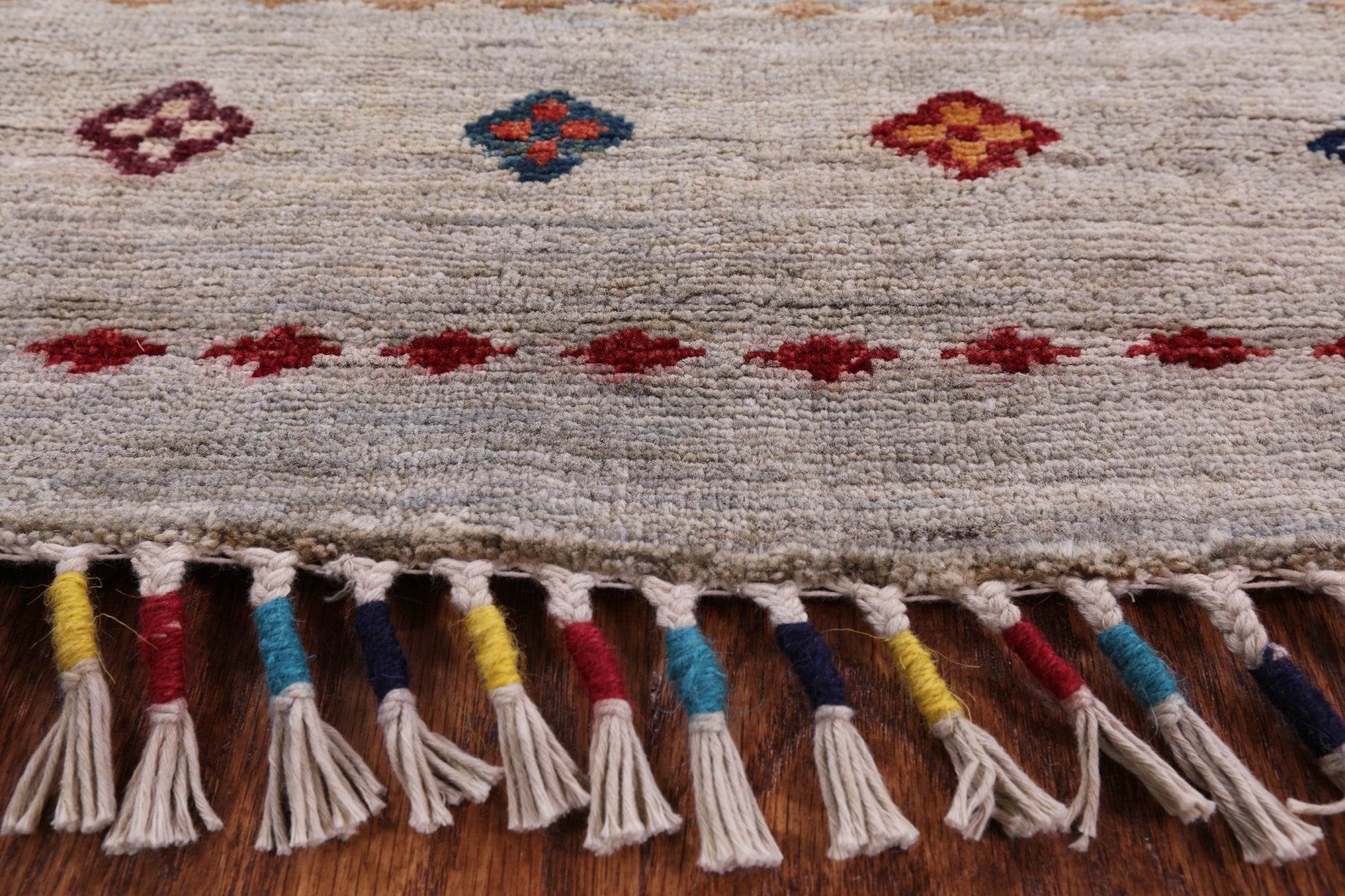 Khorjin Persian Gabbeh Hand Knotted Wool Area Rug - 8' 4" X 11' 4" - Golden Nile