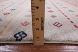 Khorjin Persian Gabbeh Hand Knotted Wool Area Rug - 8' 4" X 11' 4" - Golden Nile