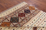 Khorjin Persian Gabbeh Hand Knotted Wool Area Rug - 8' 2" X 11' 3" - Golden Nile