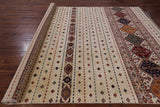 Khorjin Persian Gabbeh Hand Knotted Wool Area Rug - 8' 2" X 11' 3" - Golden Nile