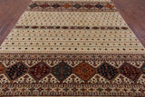 Khorjin Persian Gabbeh Hand Knotted Wool Area Rug - 8' 2" X 11' 3" - Golden Nile