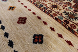 Khorjin Persian Gabbeh Hand Knotted Wool Area Rug - 8' 2" X 11' 3" - Golden Nile