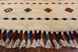 Khorjin Persian Gabbeh Hand Knotted Wool Area Rug - 8' 2" X 11' 3" - Golden Nile