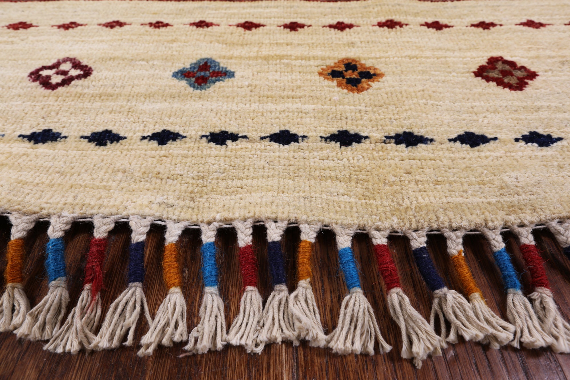 Khorjin Persian Gabbeh Hand Knotted Wool Area Rug - 8' 2" X 11' 3" - Golden Nile