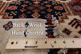 Khorjin Persian Gabbeh Hand Knotted Wool Area Rug - 8' 2" X 11' 3" - Golden Nile