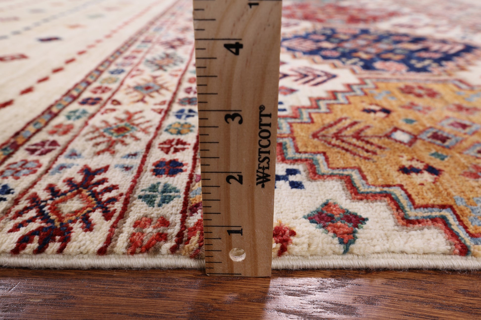 Khorjin Persian Gabbeh Hand Knotted Wool Area Rug - 8' 2" X 11' 3" - Golden Nile