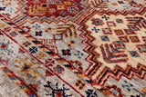 Khorjin Persian Gabbeh Hand Knotted Wool Rug - 4' 10" X 6' 9" - Golden Nile