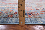Blue Persian Ziegler Handmade Wool Area Rug - 9' 1" X 11' 10" - Golden Nile