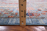 Blue Persian Ziegler Handmade Wool Area Rug - 9' 1" X 11' 10" - Golden Nile