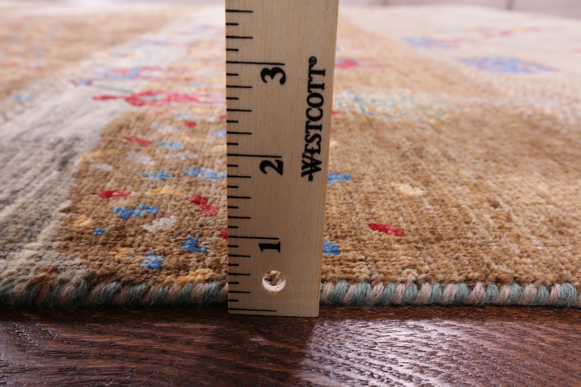 Tribal Gabbeh Hand Knotted Wool Rug - 5' 6" X 7' 10" - Golden Nile