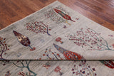 Gabbeh Hand Knotted Wool Area Rug - 6' 8" X 9' 7" - Golden Nile