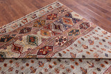 Tribal Persian Gabbeh Hand Knotted Wool Rug - 8' 0" X 9' 10" - Golden Nile
