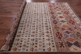 Tribal Persian Gabbeh Hand Knotted Wool Rug - 8' 0" X 9' 10" - Golden Nile