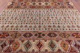 Tribal Persian Gabbeh Hand Knotted Wool Rug - 8' 0" X 9' 10" - Golden Nile