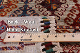 Tribal Persian Gabbeh Hand Knotted Wool Rug - 8' 0" X 9' 10" - Golden Nile