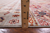 Tribal Persian Gabbeh Hand Knotted Wool Rug - 8' 0" X 9' 10" - Golden Nile