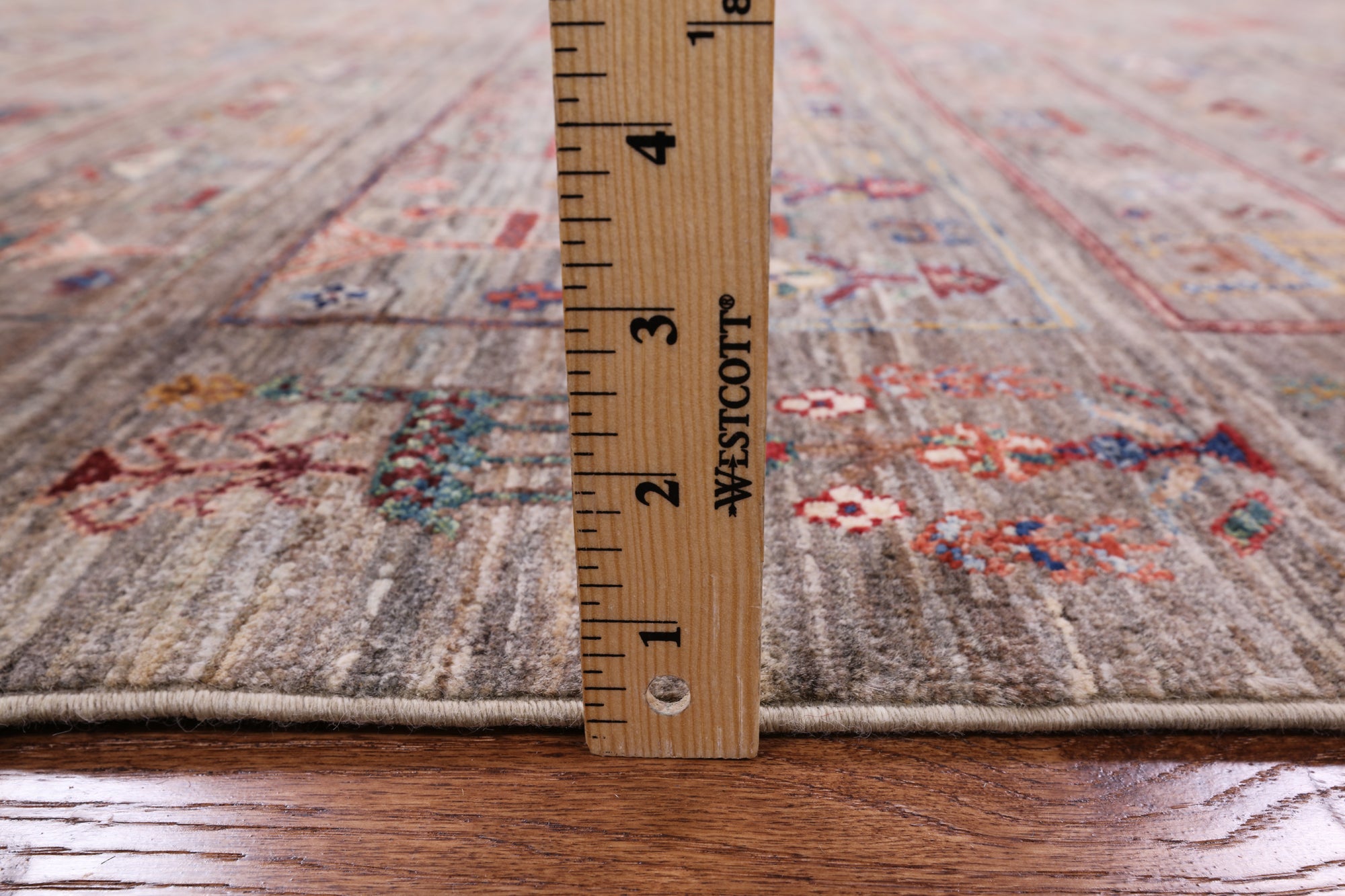 Tribal Gabbeh Hand Knotted Wool Area Rug - 5' 9" X 7' 10" - Golden Nile