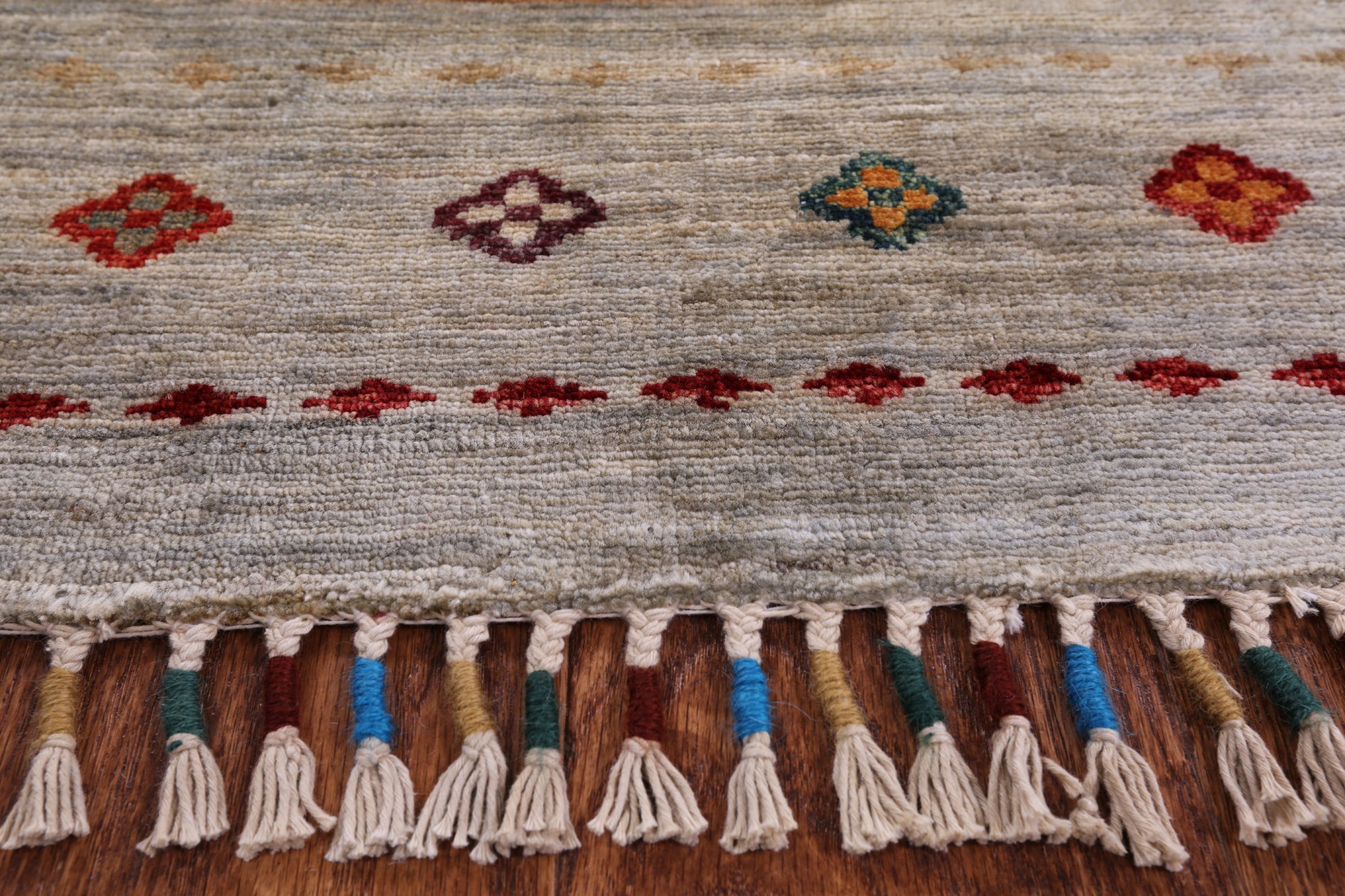 Khorjin Persian Gabbeh Hand Knotted Wool Area Rug - 8' 3" X 11' 2" - Golden Nile