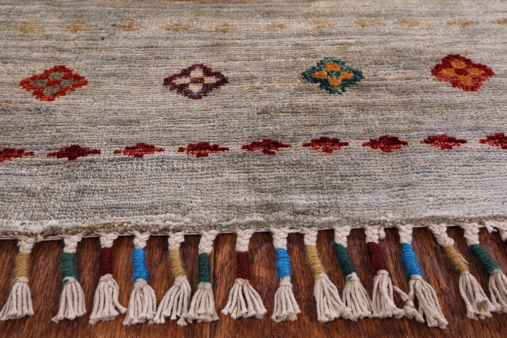 Khorjin Persian Gabbeh Hand Knotted Wool Area Rug - 8' 3" X 11' 2" - Golden Nile