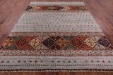 Khorjin Persian Gabbeh Hand Knotted Wool Area Rug - 8' 3" X 9' 9" - Golden Nile