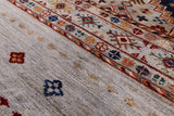 Khorjin Persian Gabbeh Hand Knotted Wool Area Rug - 8' 3" X 9' 9" - Golden Nile