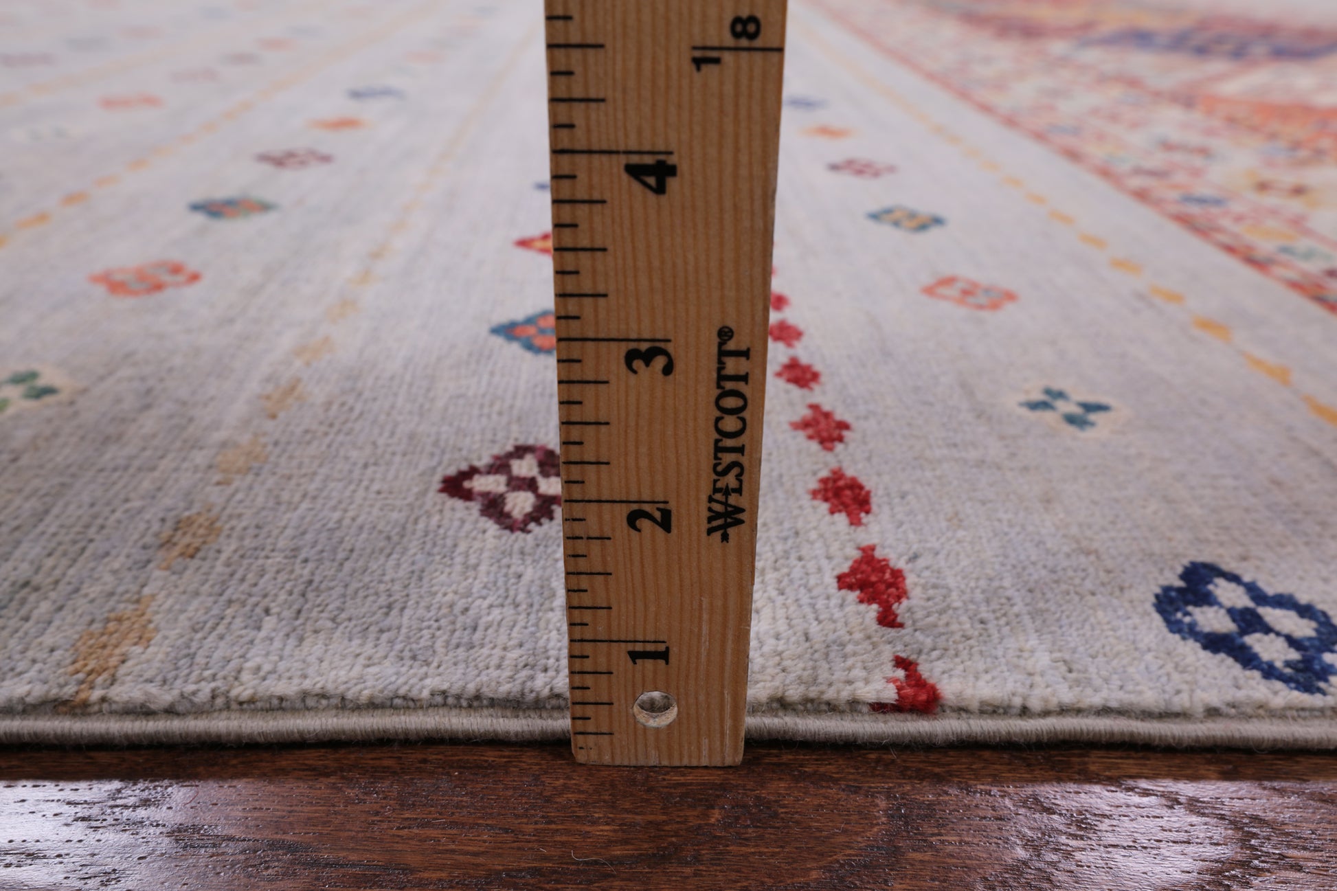 Khorjin Persian Gabbeh Hand Knotted Wool Area Rug - 8' 3" X 9' 9" - Golden Nile