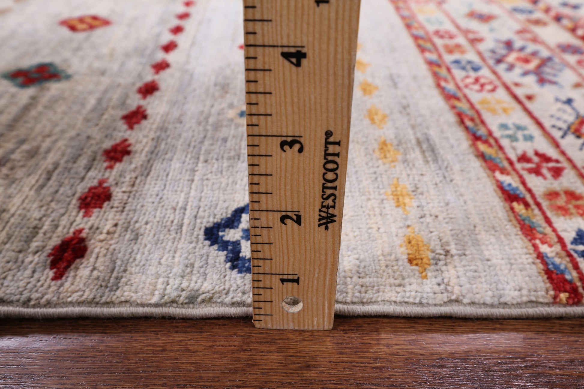 Khorjin Persian Gabbeh Handmade Wool Rug - 8' 4" X 9' 9" - Golden Nile