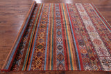 Khorjin Persian Gabbeh Handmade Wool Area Rug - 7' 10" X 10' 8" - Golden Nile