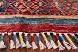 Khorjin Persian Gabbeh Handmade Wool Area Rug - 7' 10" X 10' 8" - Golden Nile