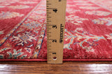 Red Persian Gabbeh Hand Knotted Wool Area Rug - 6' 7" X 9' 6" - Golden Nile