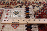 Ivory Khorjin Persian Gabbeh Hand Knotted Wool Area Rug - 5' 8" X 7' 9" - Golden Nile
