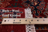 Red Persian Tribal Gabbeh Hand Knotted Wool Area Rug - 8' 3" X 9' 10" - Golden Nile