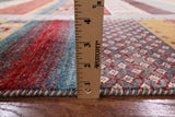 Persian Tribal Gabbeh Hand Knotted Wool Area Rug - 8' 1" X 9' 10" - Golden Nile