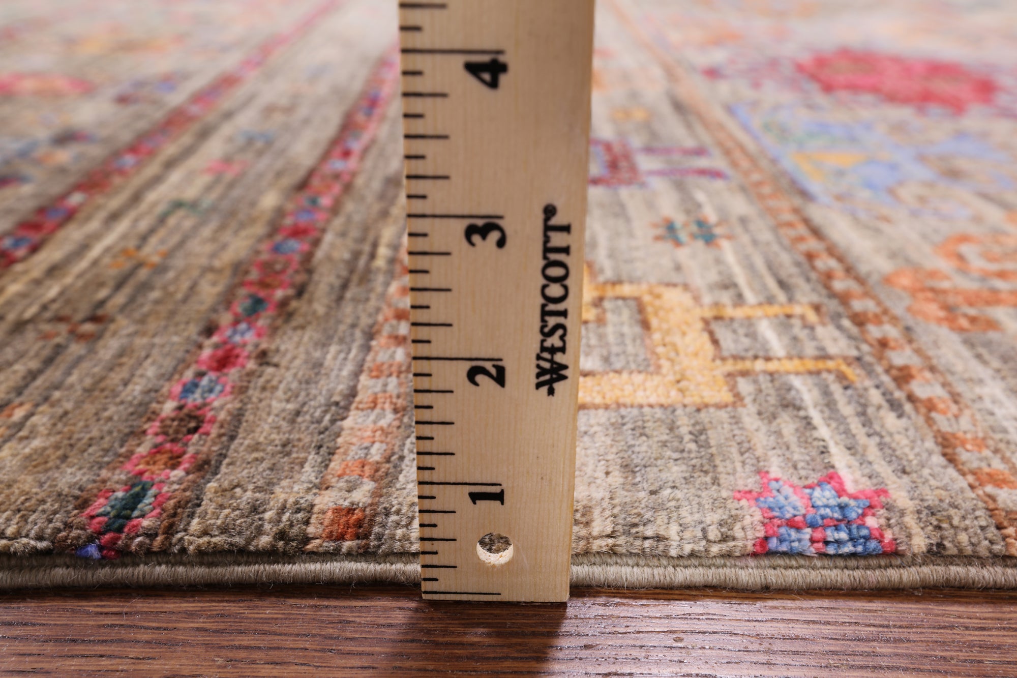 Persian Gabbeh Handmade Wool Area Rug - 5' 6" X 8' 3" - Golden Nile