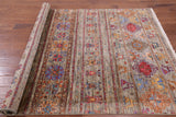 Persian Gabbeh Handmade Wool Area Rug - 5' 6" X 8' 3" - Golden Nile