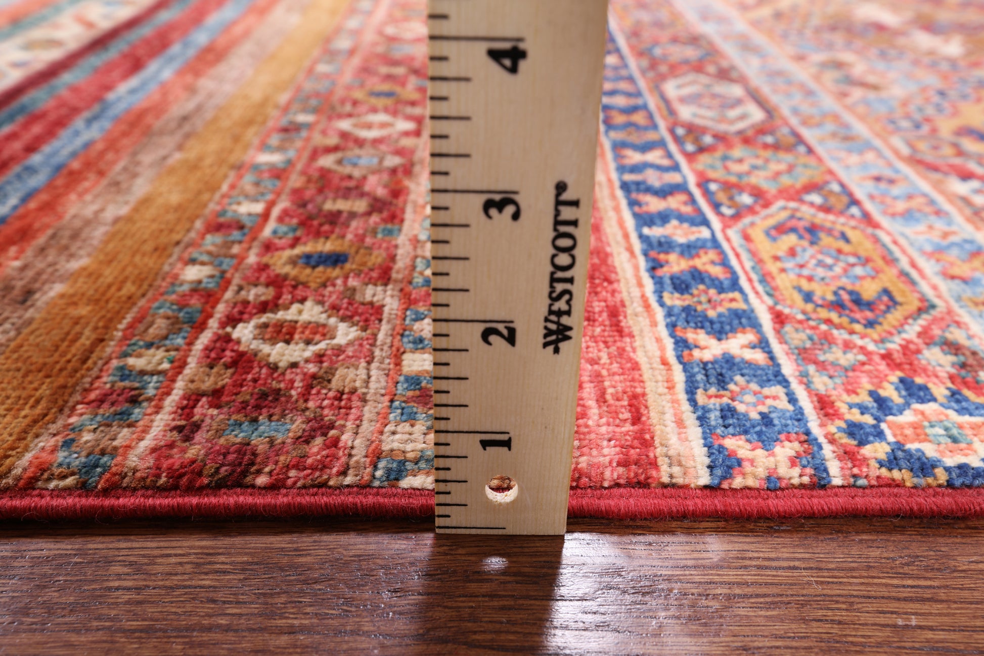 Khorjin Persian Gabbeh Hand Knotted Wool Area Rug - 5' 5" X 7' 11" - Golden Nile