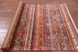 Khorjin Persian Gabbeh Hand Knotted Wool Area Rug - 5' 5" X 7' 11" - Golden Nile