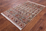 Persian Gabbeh Hand Knotted Wool Area Rug - 3' 2" X 4' 11" - Golden Nile