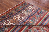 Khorjin Persian Gabbeh Hand Knotted Wool Area Rug - 6' 9" X 10' 2" - Golden Nile