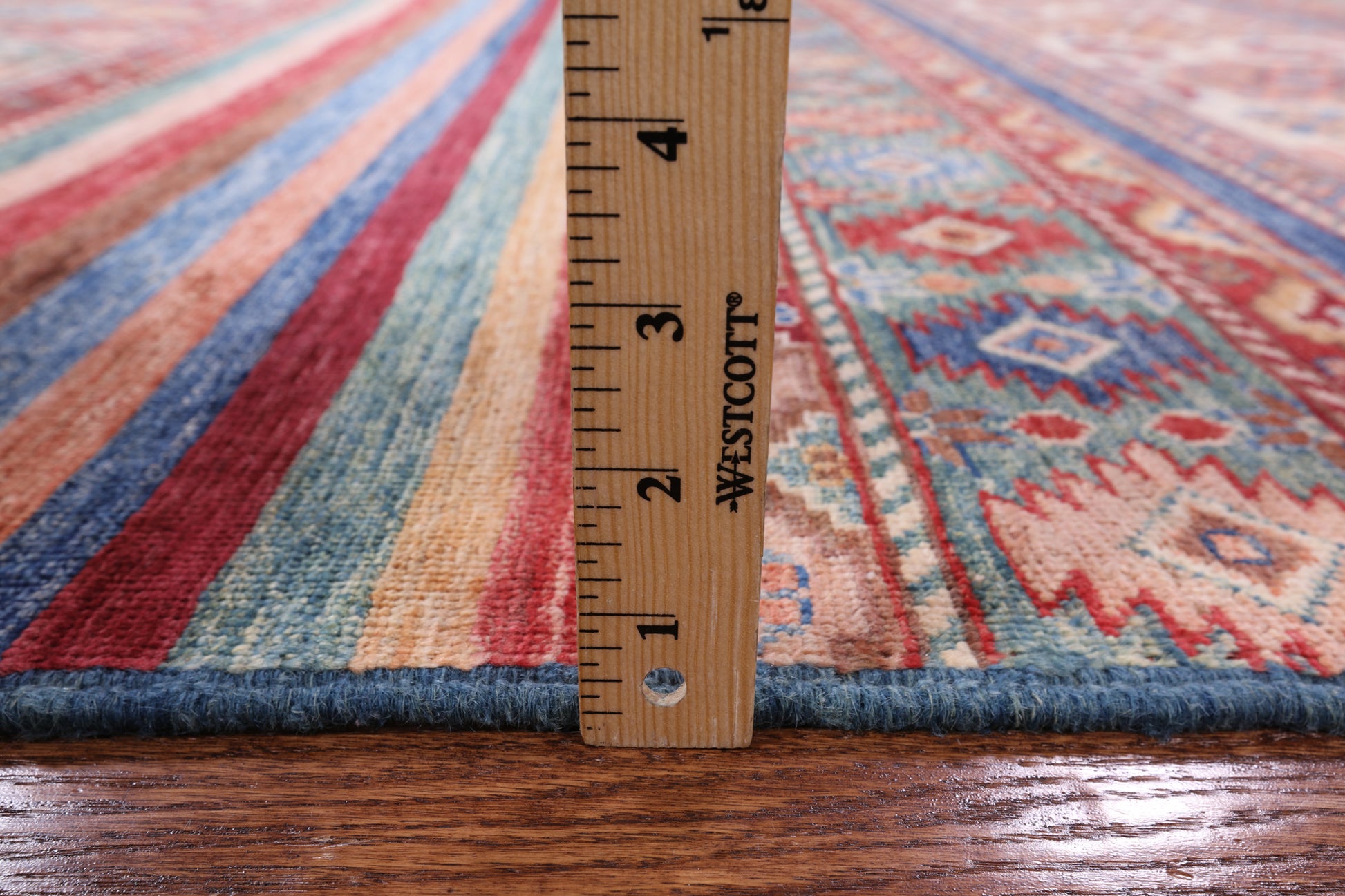 Khorjin Persian Gabbeh Hand Knotted Wool Area Rug - 6' 9" X 10' 2" - Golden Nile
