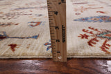Ivory Tribal Persian Gabbeh Hand Knotted Wool Area Rug - 6' 6" X 9' 4" - Golden Nile