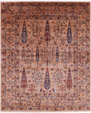 Persian Gabbeh Hand Knotted Wool Area Rug - 8' 4" X 9' 10" - Golden Nile