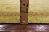 Gold Full Pile Overdyed Hand Knotted Wool Area Rug - 8' 11" X 11' 9" - Golden Nile