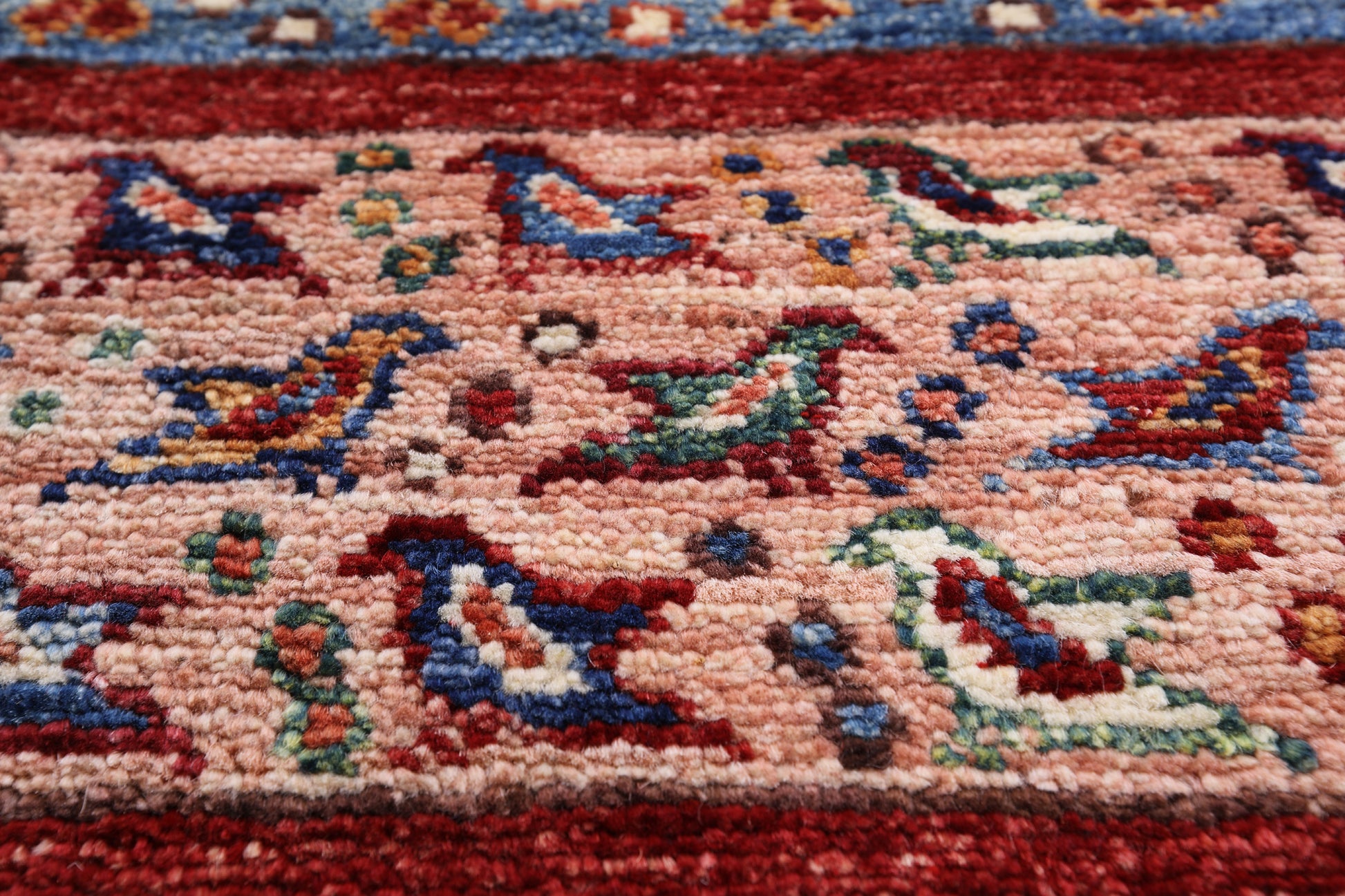 Persian Gabbeh Hand Knotted Wool Runner Rug - 2' 8" X 9' 2" - Golden Nile
