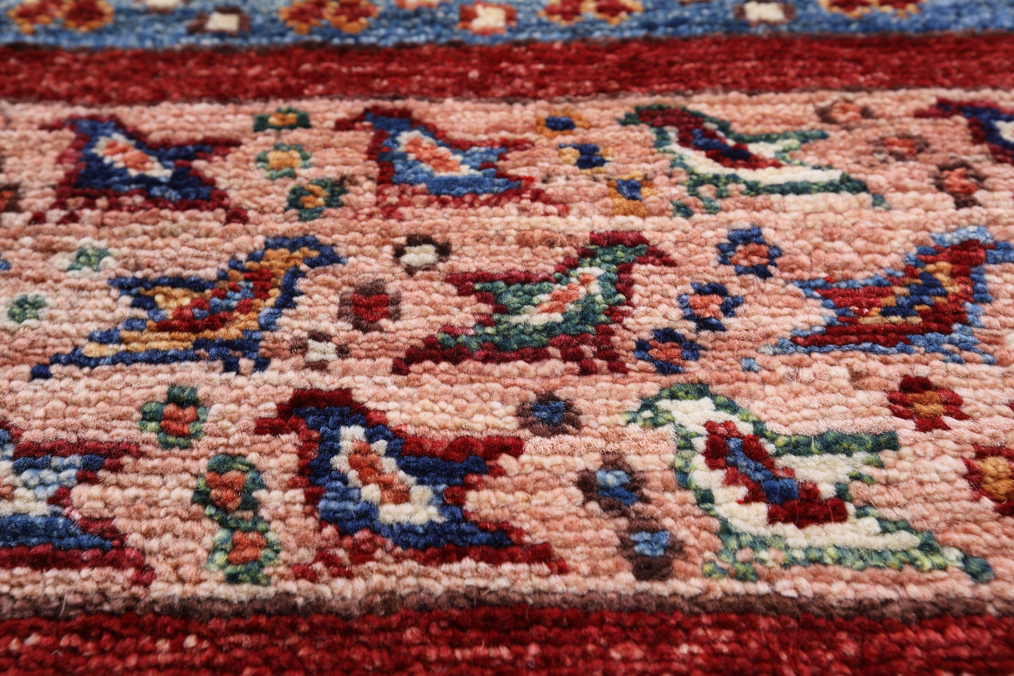 Persian Gabbeh Hand Knotted Wool Runner Rug - 2' 8" X 9' 2" - Golden Nile
