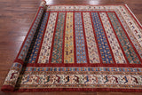 Persian Gabbeh Handmade Wool Area Rug - 6' 11" X 9' 9" - Golden Nile