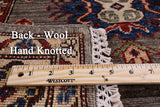Super Kazak Hand Knotted Wool Runner Rug - 2' 9" X 9' 9" - Golden Nile