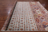 Persian Gabbeh Hand Knotted Wool Area Rug - 8' 2" X 9' 9" - Golden Nile